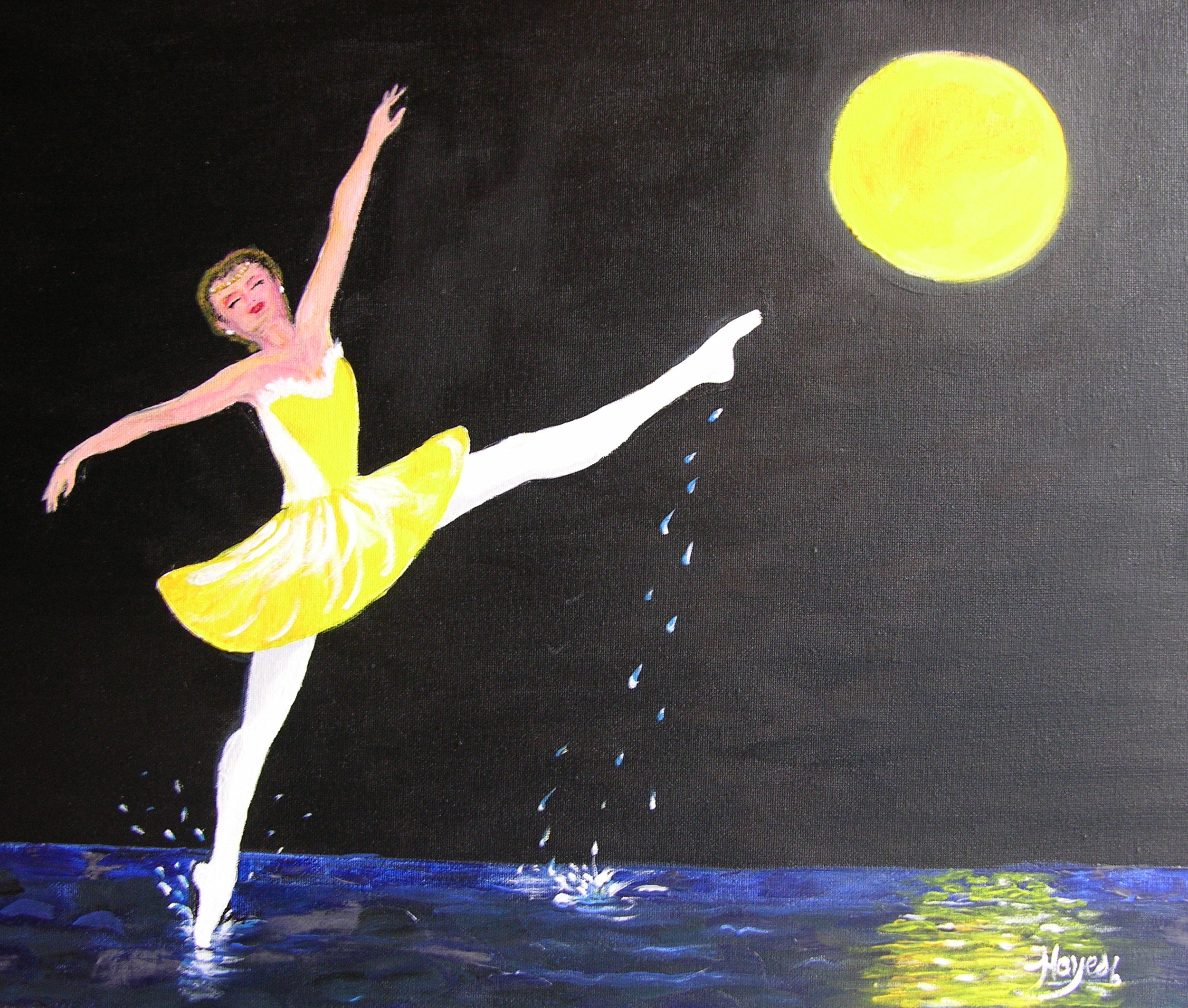 Water Dancing under Moonlight II